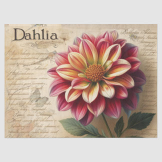 Papier Mousseline Dahlia