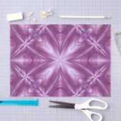 Papier Mousseline Dahlia Purple Lait Blanc Nuages Abstrait Motif (Artisanat)