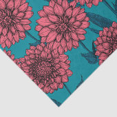 Papier Mousseline Dahlias (Détail)