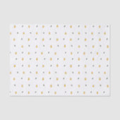 Papier Mousseline Dainty Lemon Motif (Recto)