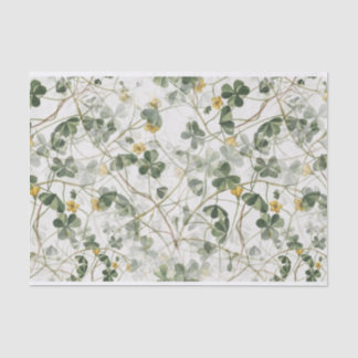 Papier Mousseline Dainty Woodland Jaune Fleur sauvage Oxalis Floral 