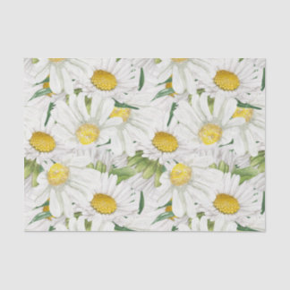 Papier Mousseline Daisy Daisy Motif Floral