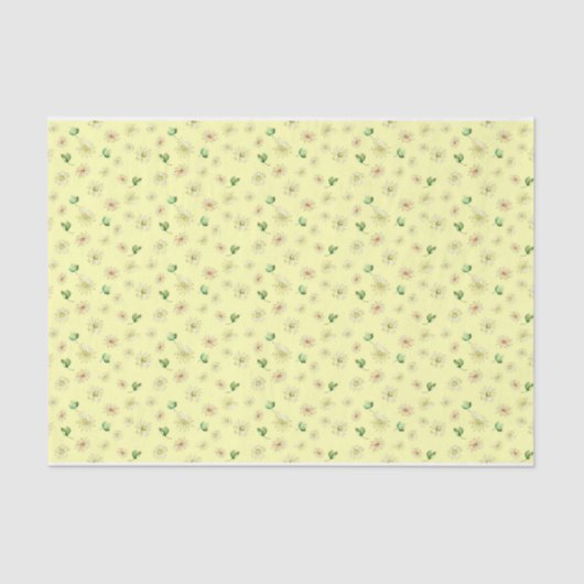 Papier Mousseline Daisy Design Series 8 (Recto)
