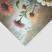 Papier Mousseline Daisy Garden À Dusk Decoupage (Détail)