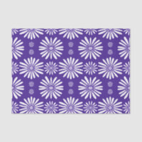 Daisy Purple White Floral
