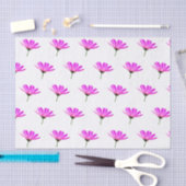 Papier Mousseline Daisy rose (Artisanat)