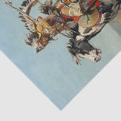 Papier Mousseline "Dakota Chief" de Charles M Russell (Détail)