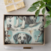 Papier Mousseline Dalmatie mignonne (Cadeau)