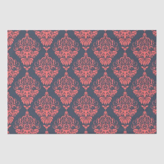 Papier Mousseline Damas (Recto)