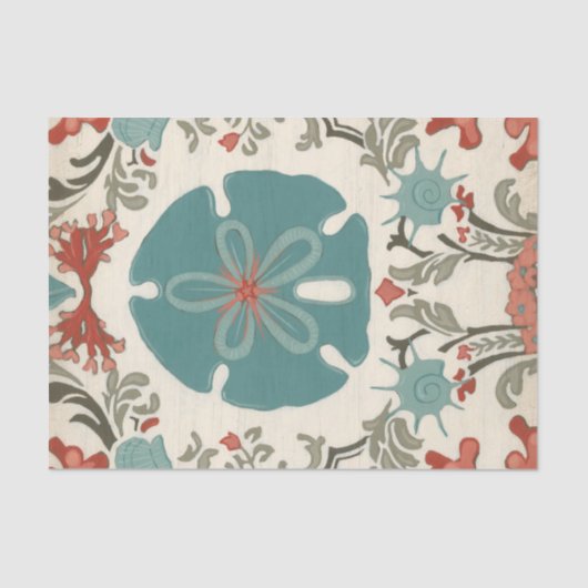 Papier Mousseline Damas côtier II (Recto)