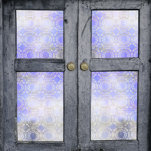 Papier Mousseline Damas D'Or Classique Sur Découpage D'Aquarelle Vio