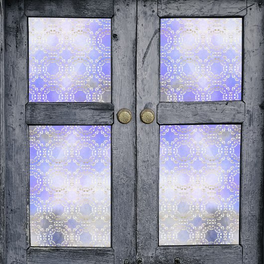 Papier Mousseline Damas D'Or Classique Sur Découpage D'Aquarelle Vio