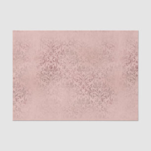 Papier Mousseline Damas rose