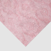 Papier Mousseline Damas rose clair (Détail)
