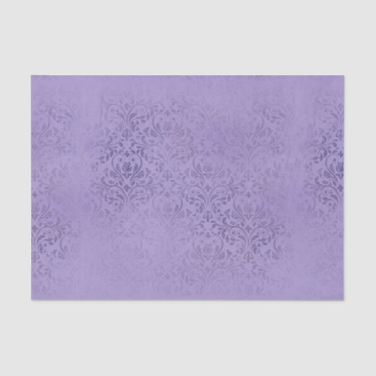 Papier Mousseline Damas violet (Recto)