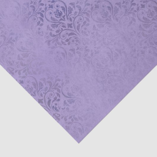 Papier Mousseline Damas violet (Détail)