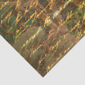 Papier Mousseline Damask blue Flowers- Steampunk grunge (Détail)