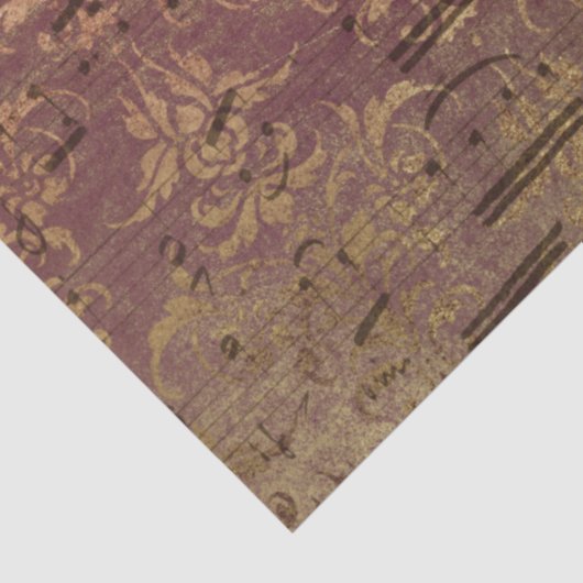 Papier Mousseline Damask Ephemera Design Series #11 (Détail)