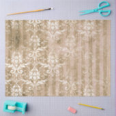 Papier Mousseline Damask Ephemera Design Series #12 (Artisanat)