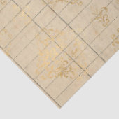 Papier Mousseline Damask Ephemera Design Series #13 (Détail)