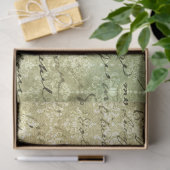 Papier Mousseline Damask Ephemera Design Series #16 (Cadeau)