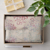 Papier Mousseline Damask Ephemera Design Series #3 (Cadeau)
