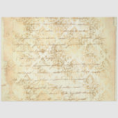 Papier Mousseline Damask Ephemera Design Series #4 (Recto)