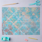 Papier Mousseline Damask Ephemera Design Series #7 (Artisanat)