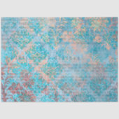 Papier Mousseline Damask Ephemera Design Series #7 (Recto)