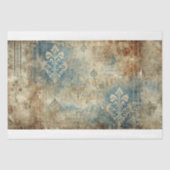 Papier Mousseline Damask Patina #1 Découpage (Recto)