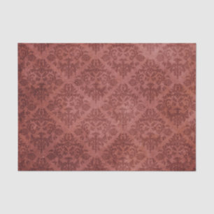 Papier Mousseline Damassé chic florale vintage élégante de Bourgogne
