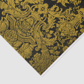 Papier Mousseline Damassé d'or de Louis XIV (Détail)