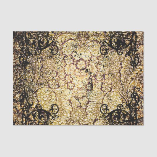 Papier Mousseline Damassé extraordinaire (Recto)