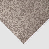 Papier Mousseline Damassé indienne d'or (Détail)