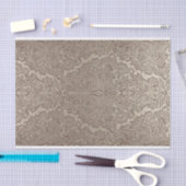 Papier Mousseline Damassé indienne d'or (Artisanat)