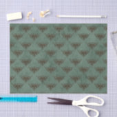 Papier Mousseline Damassé vintage (Artisanat)