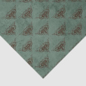 Papier Mousseline Damassé vintage (Détail)
