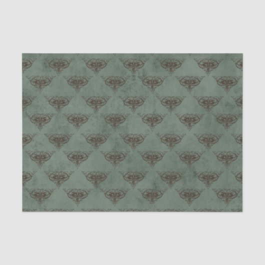 Papier Mousseline Damassé vintage (Recto)
