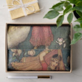 Papier Mousseline "Damayanti et le cygne" de Warwick Goble (Cadeau)