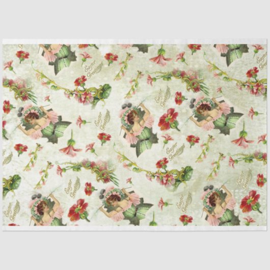 Papier Mousseline Dame du matin de Pâques (Recto)