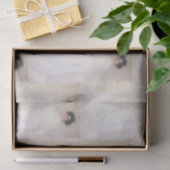 Papier Mousseline Dame en blanc Gustave Klimt (Cadeau)