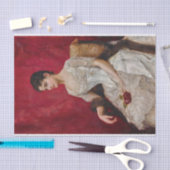 Papier Mousseline Dame en blanc par Julius Leblanc Stewart (Artisanat)