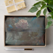 Papier Mousseline Dame en bleu (Cadeau)