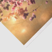 Papier Mousseline Dame en Vert, Portrait & Art Floral Vibrant (Détail)