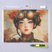 Papier Mousseline Dame Steampunk (Artisanat)