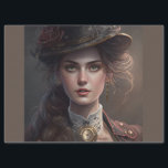 Papier Mousseline Dame Steampunk<br><div class="desc">C'est une image d'IA que j'ai créée en utilisant Midtravel.</div>