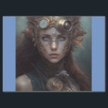 Papier Mousseline Dame Steampunk<br><div class="desc">C'est une image d'IA que j'ai créée en utilisant Midtravel.</div>