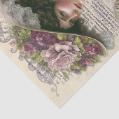 Papier Mousseline Dame victorienne (Détail)