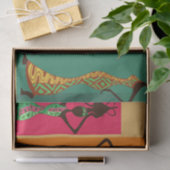 Papier Mousseline Dames africaines colorées (Cadeau)