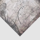 Papier Mousseline Dames en découpage gris (Détail)